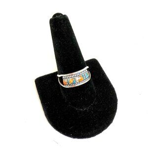 😍"Put a Ring On IT Event" Santa Fe Style Turquoise Ring